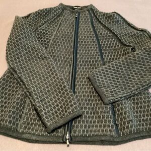 Giorgio Armani zip up sweater